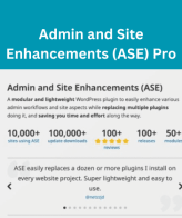 Admin and Site Enhancements (ASE) Pro