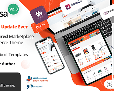 Besa - Elementor Marketplace WooCommerce Theme