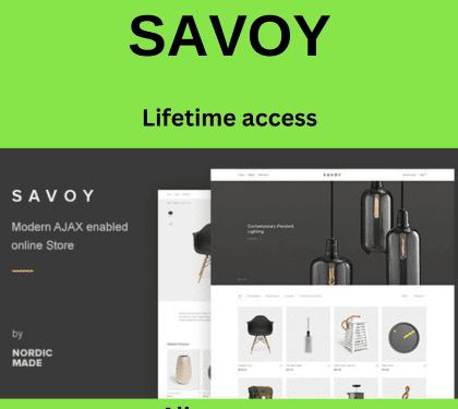 Savoy Minimalist AJAX WooCommerce Theme