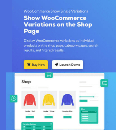 WooCommerce Show Single Variations by Iconic