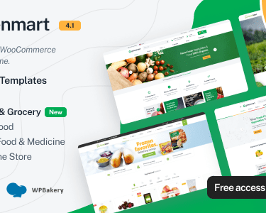 GreenMart – Organic & Food WooCommerce WordPress Theme