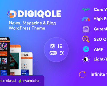 Digiqole – News Magazine WordPress Theme