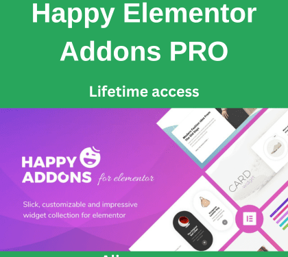 Happy Elementor Addons PRO