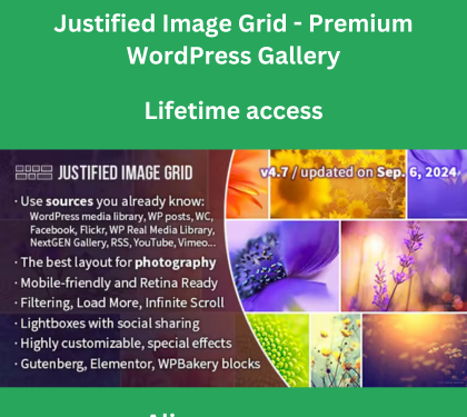 Justified Image Grid