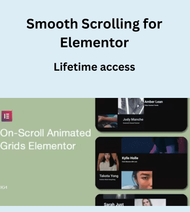 Smooth Scrolling for Elementor