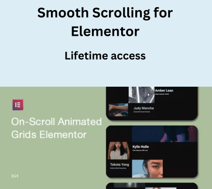 Smooth Scrolling for Elementor