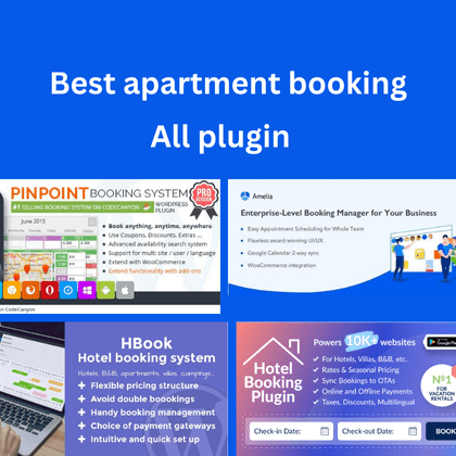 Best apartment booking plugin