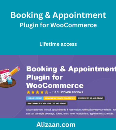 Booking & Appointment Plugin for WooCommerce