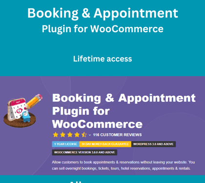 Booking & Appointment Plugin for WooCommerce