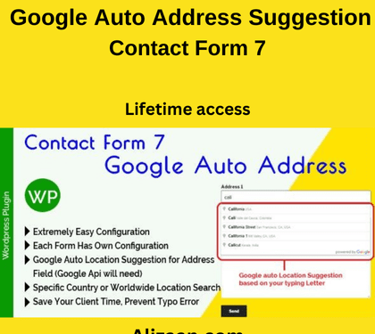 Google Auto Address Suggestion