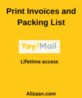 Print Invoices and Packing List