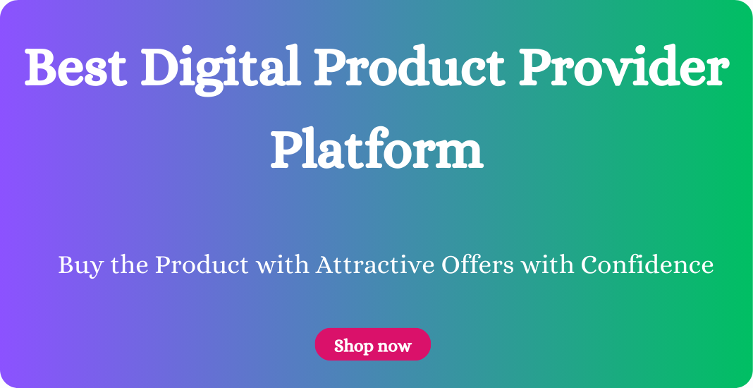 Digital product provider platform