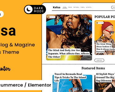 Kalisa | Blog & Magazine WordPress Theme