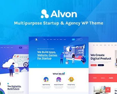 Alvon - Multipurpose Startup & Agency WordPress Theme