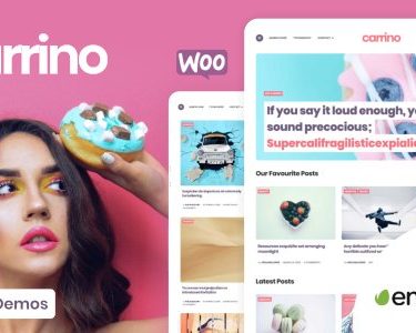 Carrino - An Exciting Gutenberg Blog Theme