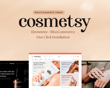 Cosmetsy - Beauty Cosmetics Shop Theme