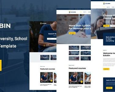 Edubin - Education WordPress Theme