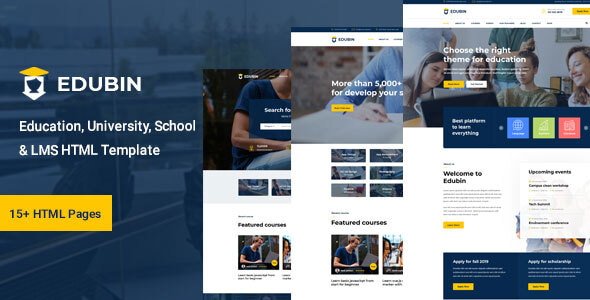 Edubin - Education WordPress Theme