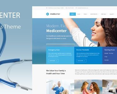 MediCenter - Health Medical Clinic WordPress Theme