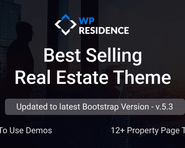 Residence Real Estate WordPress Theme