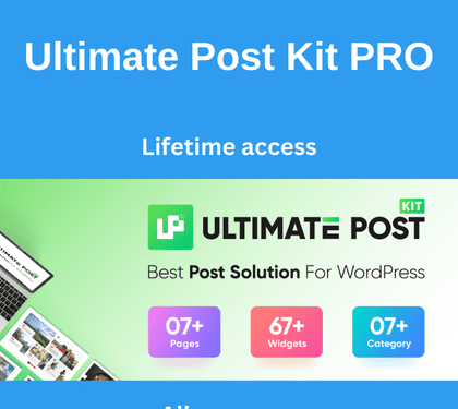 Ultimate Post Kit PRO