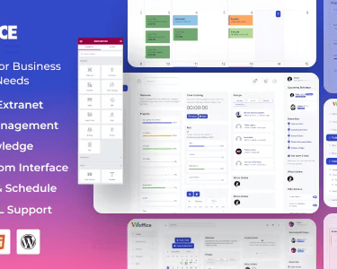 Woffice - Intranet, Extranet & Project Management WordPress Theme