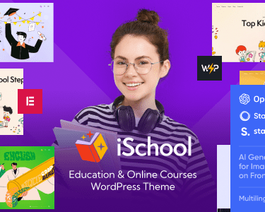 iSchool - Education & Online Courses WordPress Theme