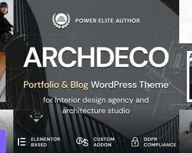 Archdeco - Architecture & Interior Design Agency Portfolio WordPress Theme