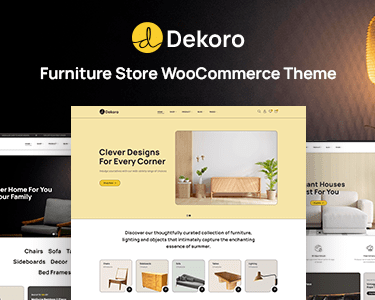 Dekoro - Furniture Store WooCommerce Theme