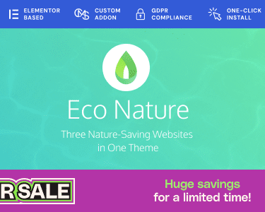 Eco Nature - Environment & Ecology WordPress Theme