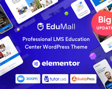 EduMall - Professional LMS Education Center WordPress Theme