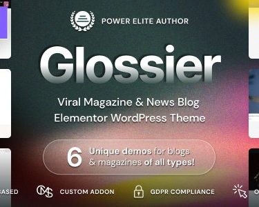 Glossier - Newspaper & Viral Magazine WordPress Theme