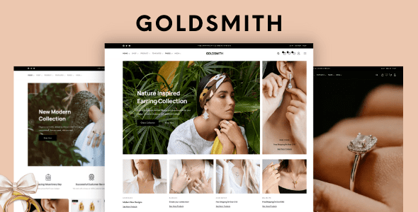 GoldSmith - Jewelry Store WooCommerce Elementor Theme