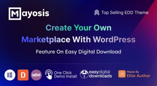 Mayosis - Digital Marketplace WordPress Theme