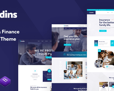 Modins - Insurance & Finance WordPress Theme