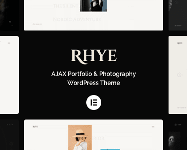 Rhye – AJAX Portfolio WordPress Theme