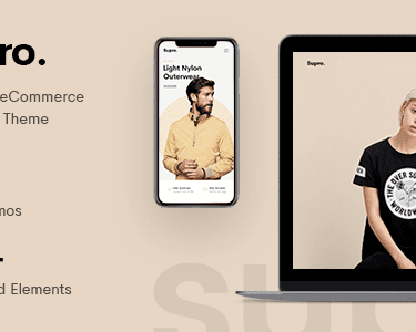 Supro - Minimalist AJAX WooCommerce WordPress Theme