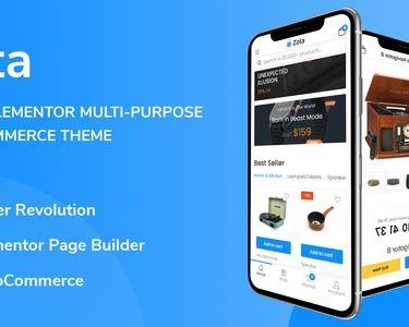 Zota - Elementor Multi-Purpose WooCommerce Theme